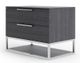 VIG Furniture Modrest Heloise Gray Nightstand-2