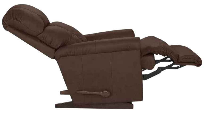 La-Z-Boy® Pinnacle Umber Leather Manual Rocking Recliner | Troy