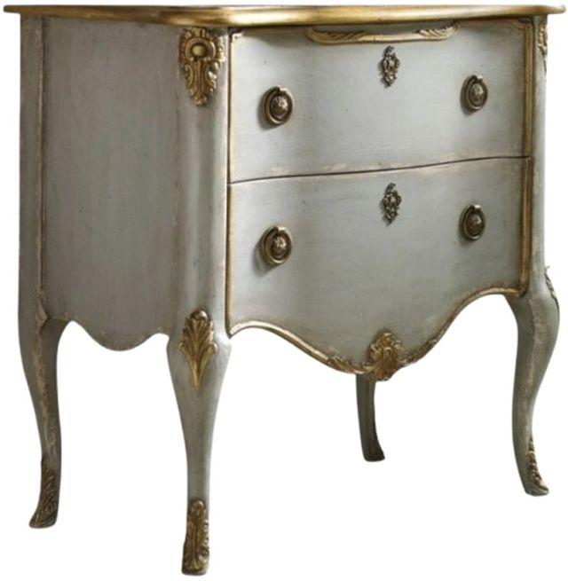 Hooker® Furniture Melange Light Gray/Gold Chest-0