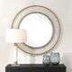 Uttermost® Denali Brushed Gold Round Mirror-1