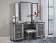 Homelegance® Allura Gray Dressing Table Stool-1