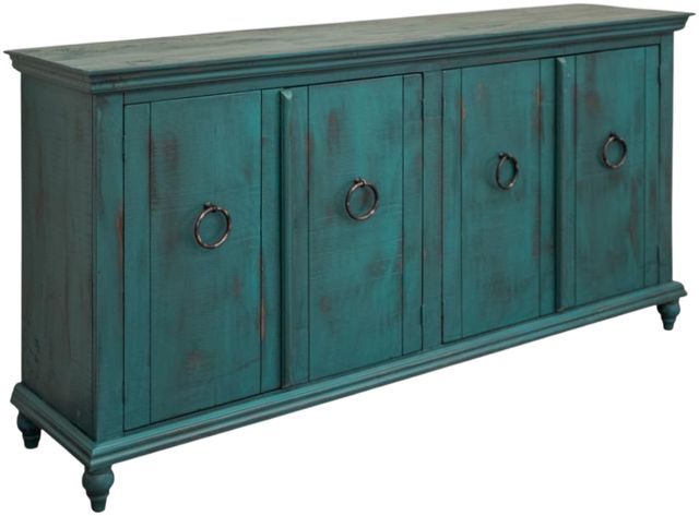 International Furniture Direct Capri Green Console-0