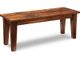 Glengarry 48” Leg Bench with Leather Seat-0