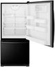 Amana® 29" 18.7 Cu. Ft. Black Bottom Freezer Refrigerator with EasyFreezer™ Pull-Out Drawer-2
