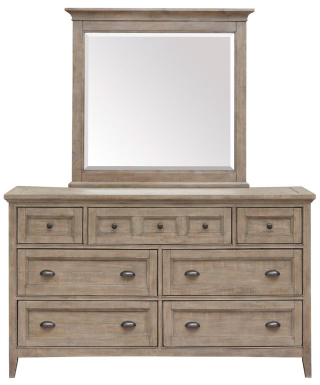 Magnussen Home® Paxton Place Dovetail Gray Dresser and Mirror-2