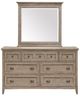 Magnussen Home® Paxton Place Dovetail Gray Dresser and Mirror-2