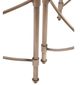 Bassett Mirror Harrison Clear Round End Table with Antique Gold Base-4