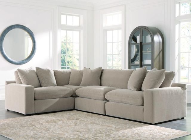Benchcraft® Maxton Heights 4-Piece Pebble L-Shape Sectional-1