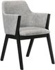 Armen Living Renzo 2-Piece Light Gray Dining Chairs-0