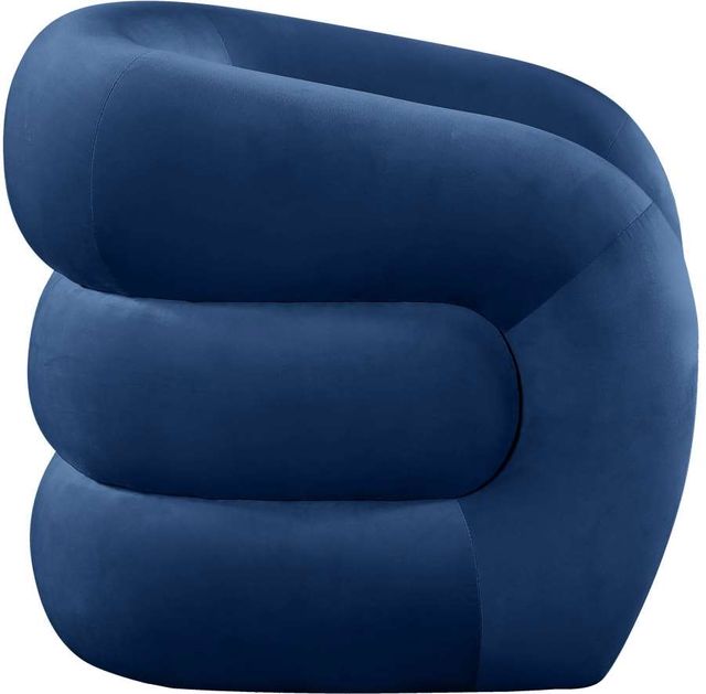 Meridian Furniture Roxbury Navy Velvet Accent Chair-2