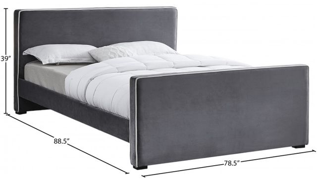 Meridian Furniture Dillard Grey King Bed-3