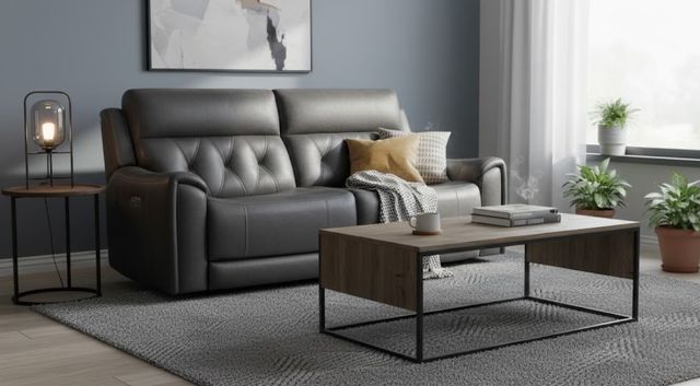 Moto Motion Canyon Steel Power Reclining Sofa-1