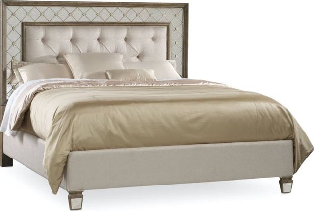 Hooker® Furniture Sanctuary Avalon/Oyster King Upholstered Bed-0