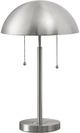 Monarch Specialties Inc. Silver Metal Table Lamp with Metal Shade-0