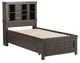 Liberty Furniture Thornwood Hills Rock Beaten Brown Full Youth Bookcase Bed-0