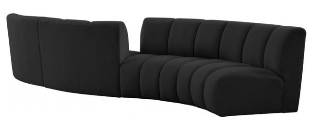 Meridian Furniture Infinity 4-Piece Black Modular Sectional Set-1