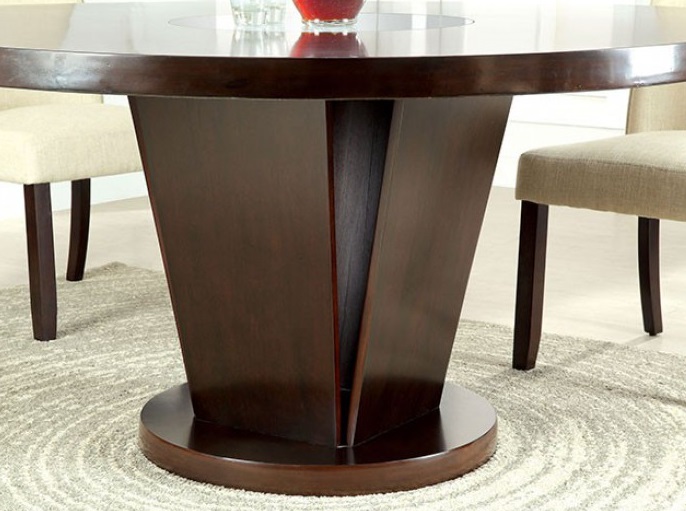 masuo0226NORAsテーブル1100 typeA イベント限定仕様 Furniture of America® Cimma Espresso Round Dining Table