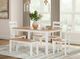 Signature Design by Ashley® Gesthaven Natural/White Dining Side Chair-4