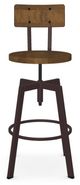 Amisco Customizable Architect Adjustable Corkscrew Stool-1