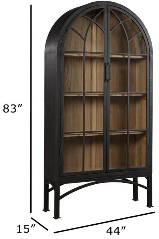 Nest Home Collections Victoria Black Cabinet-3