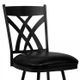 Armen Living Dover Black 26" Counter Stool-3