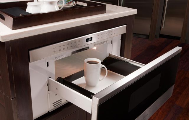Wolf® 1.2 Cu. Ft. Stainless Steel Built-In Microwave Drawer-2