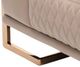 Michael Amini® Mia Bella Light Coffee/Rose Gold Leather Chair and a Half-1