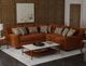 Corinthian Furniture 3-Piece Red L-Shape Sectional-1