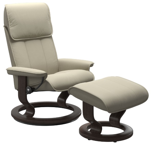 Stressless® by Ekornes® Customizable Admiral Medium Manual