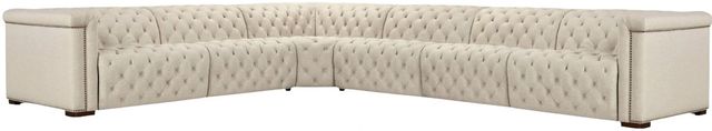 Hooker® Furniture SS Savion Deux 6-Piece Aries Beach L-Shape 4-Power Reclining Sectional-0