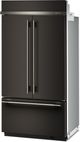 KitchenAid® 42" 24.2 Cu. Ft. Black Ore Built-In French Door Refrigerator-4