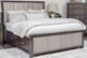 Mako Wood Furniture Scarlett Beige/Brown King Upholstered Storage Panel Bed-0