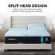 Tempur-Pedic® TEMPUR-LuxeBreeze® 13" Hybrid Medium Smooth Top Split Head King Mattress-4