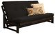 Kodiak Furniture Twill Black 6" Coil Hinged Innerspring Full Futon Mattress -0