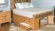 Sunny Designs™ Sedona Rustic Oak Queen Storage Panel Bed-1