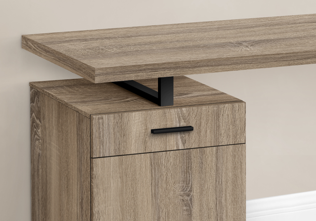 Monarch Specialties Inc. Dark Taupe Computer Desk-1