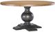 Legacy Classic Vintage Market Barnwood Oak Dining Table with Kettle Black Base-0