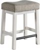 Intercon Drake French Oak/Rustic Gray Backless Stool-0