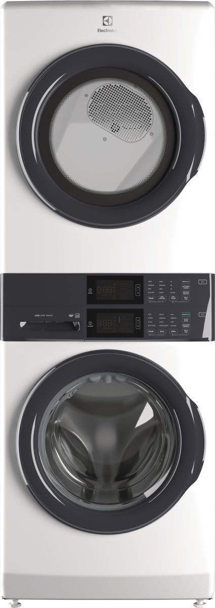 Electrolux 300 Series 4.4 Cu. Ft. Washer, 8.0 Cu. Ft. Electric Dryer White Stack Laundry-0
