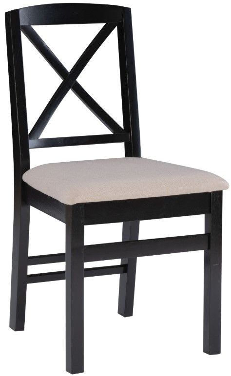 Linon Torino 2-Piece Black X-Back Dining Chair-2