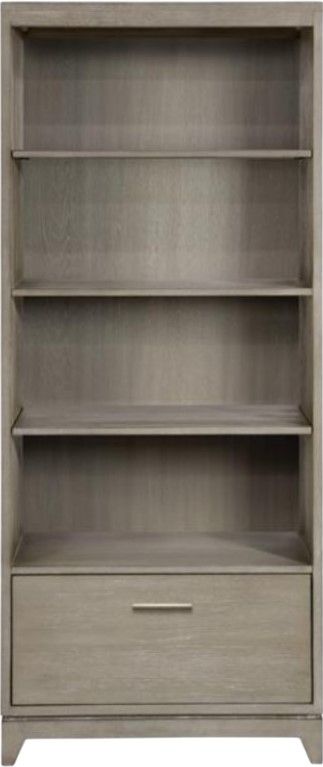 Riverside Furniture Rafferty Pavestone Drawer Bookcase-1