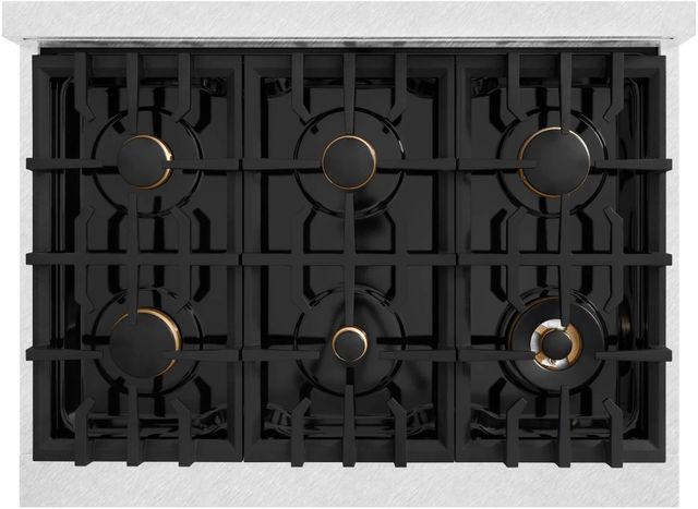 ZLINE Classic 36" Satin Stainless Steel Pro Style Dual Fuel Range-2