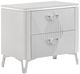 Coaster® Cassia White High Gloss Nightstand-0
