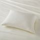 Olliix by True North by Sleep Philosophy Ivory Solid King Cozy 100% Cotton Flannel Printed Sheet Set-1
