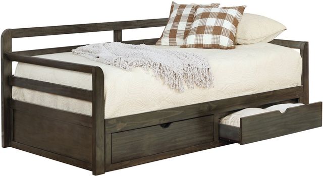 Coaster® Sorrento Grey Twin XL Daybed With Trundle-0