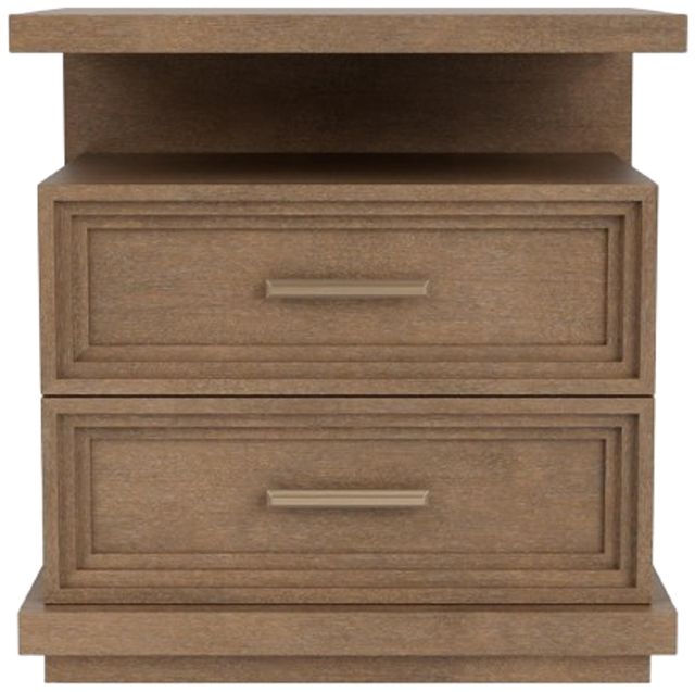 Riverside Furniture Cascade Casual Mink 2-Drawer Nightstand-0