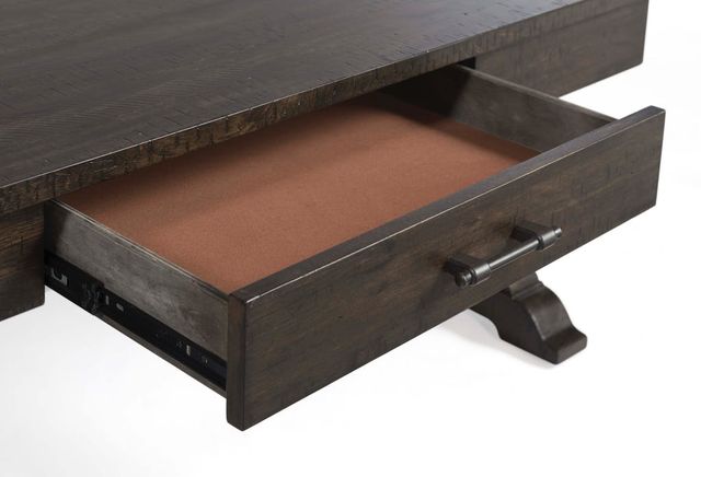 Elements International Stone Smokey Dark Ash Coffee Table-1