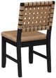 Steve Silver Co. Reid Black/Saddle Brown Side Chair-5