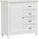 Magnussen Home® Charleston White Dove 1-Door 4-Drawer Chest-0