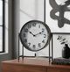 Howard Miller® Childress Light Charcoal/Aged White Accent Clock-1